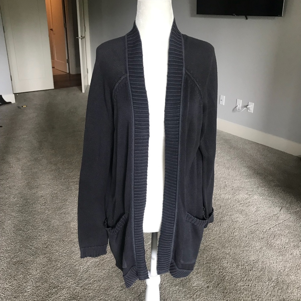 Leith Open Front Split Back Cardigan